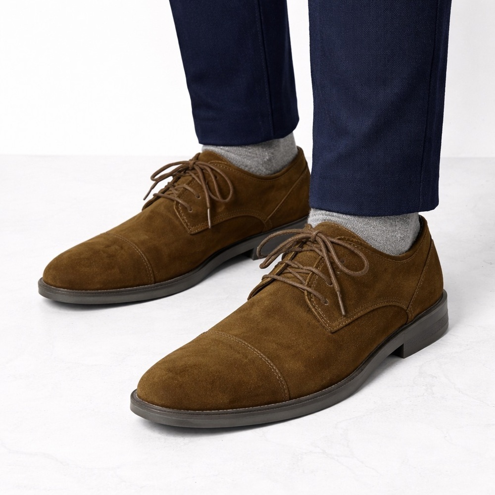 [CK] Men's Classic Suede Oxford Shoes